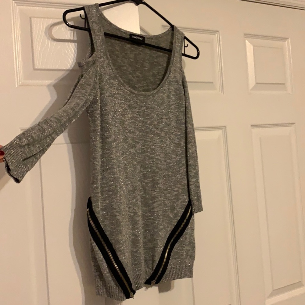 Bebe Shoulder Cut Out Top